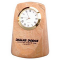 Deluxe Solid Sandstone Marble Desktop Quartz Clock